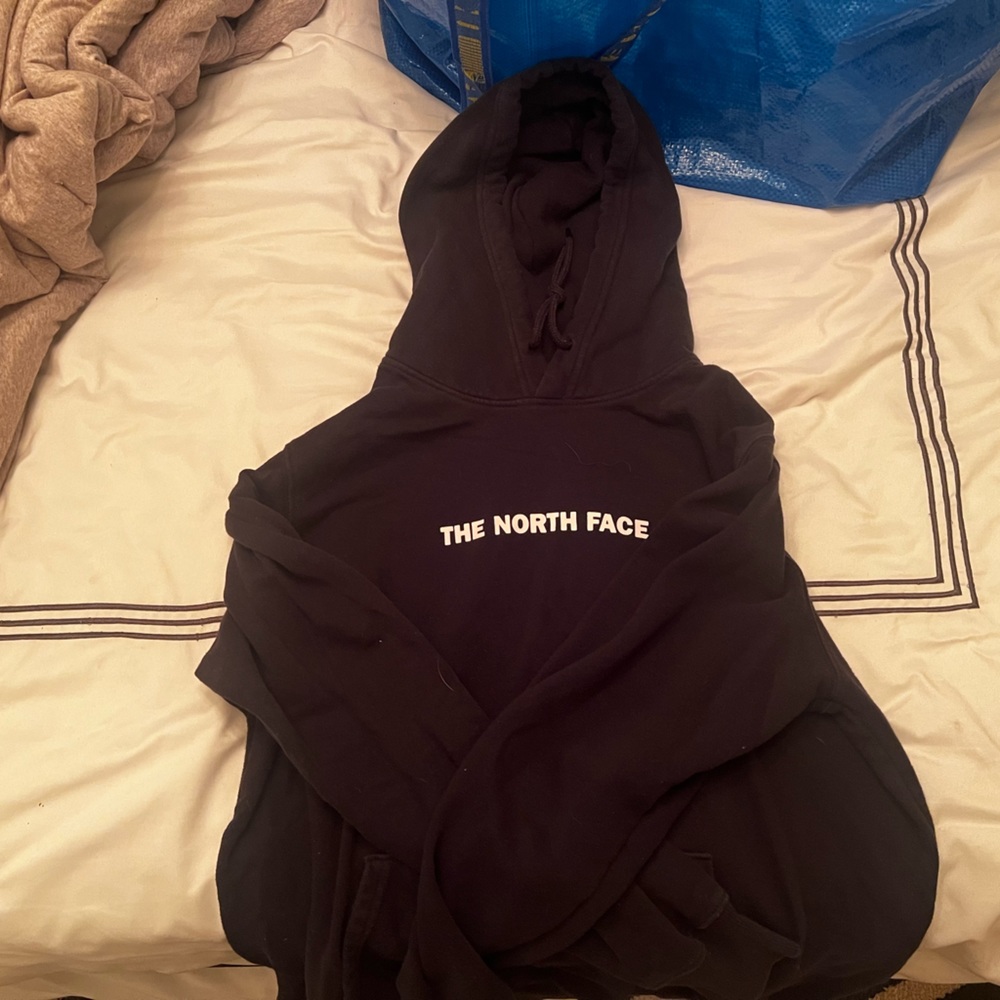 Black north face sweatshirt